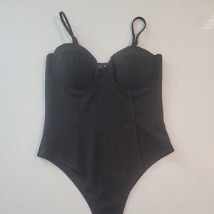 Lulu's Black Bodysuit